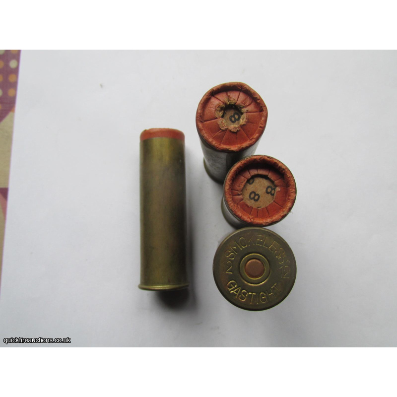 12G R.T.O. SMOKELESS GASTIGHT BRASS EJECTOR CARTRIDGE  [INERT]