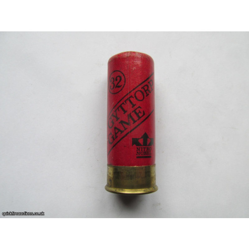 12G GYTTORP GAME RED CARTRIDGE  [INERT]