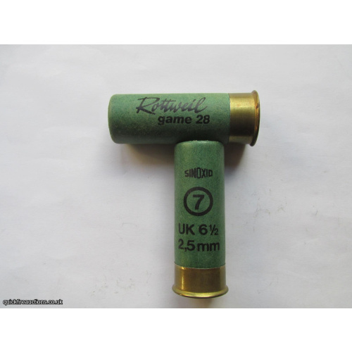12G ROTTWEIL GAME 28  CARTRIDGE  [INERT]