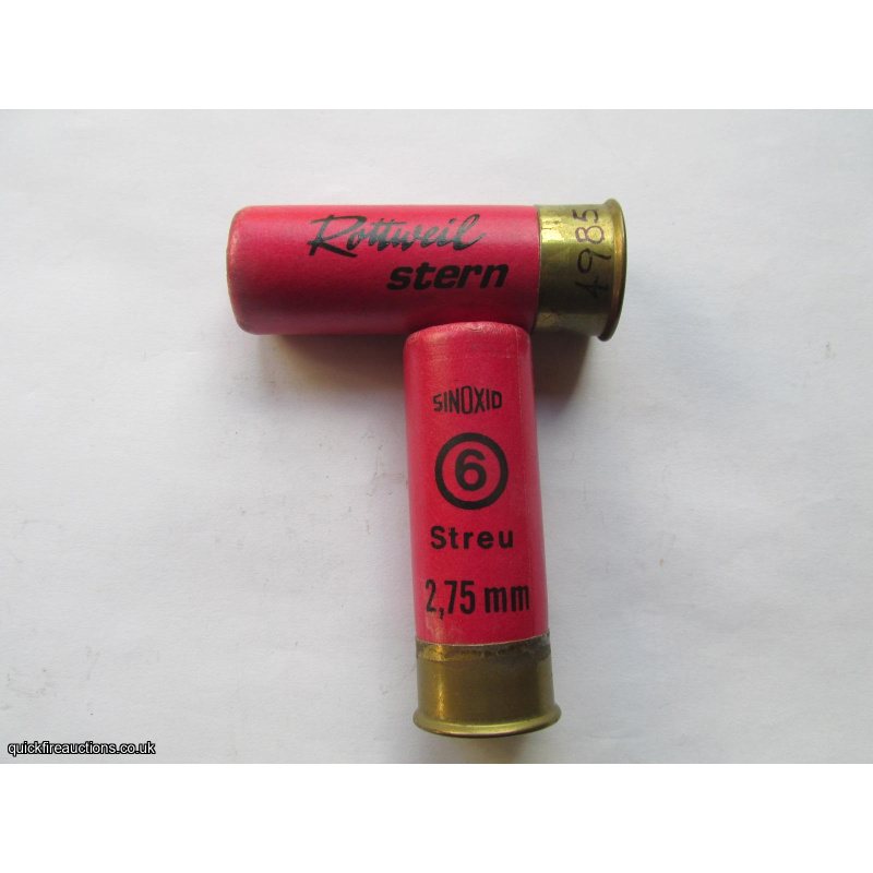 12G ROTTWEIL STERN STREU CARTRIDGE  [INERT]