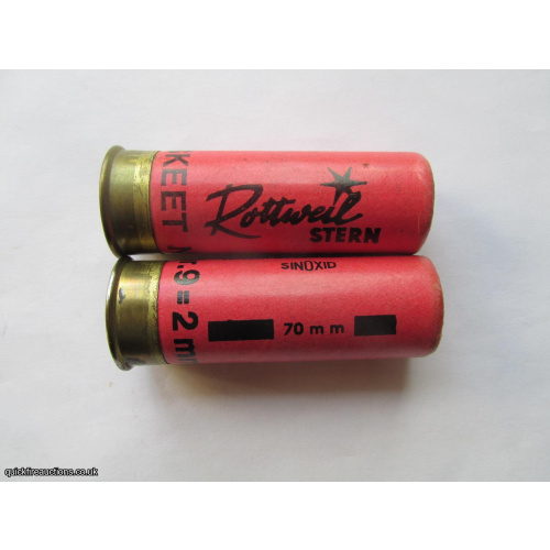 12G ROTTWEIL STERN SKEET CARTRIDGE  [INERT]