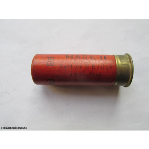 12G SELLIER & BELLOT SMOKELESS MARK 11 BB CARTRIDGE  [INERT]