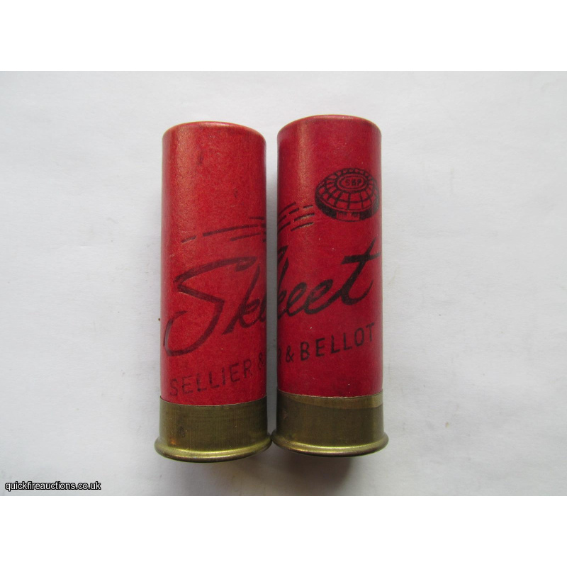 12G SELLIER & BELLOT SKEET RED CARTRIDGE  [INERT]