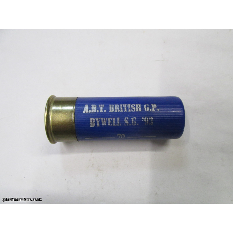 12G A.B.T. BRITISH G.P. BYWELL S.G. 93 CARTRIDGE [INERT]