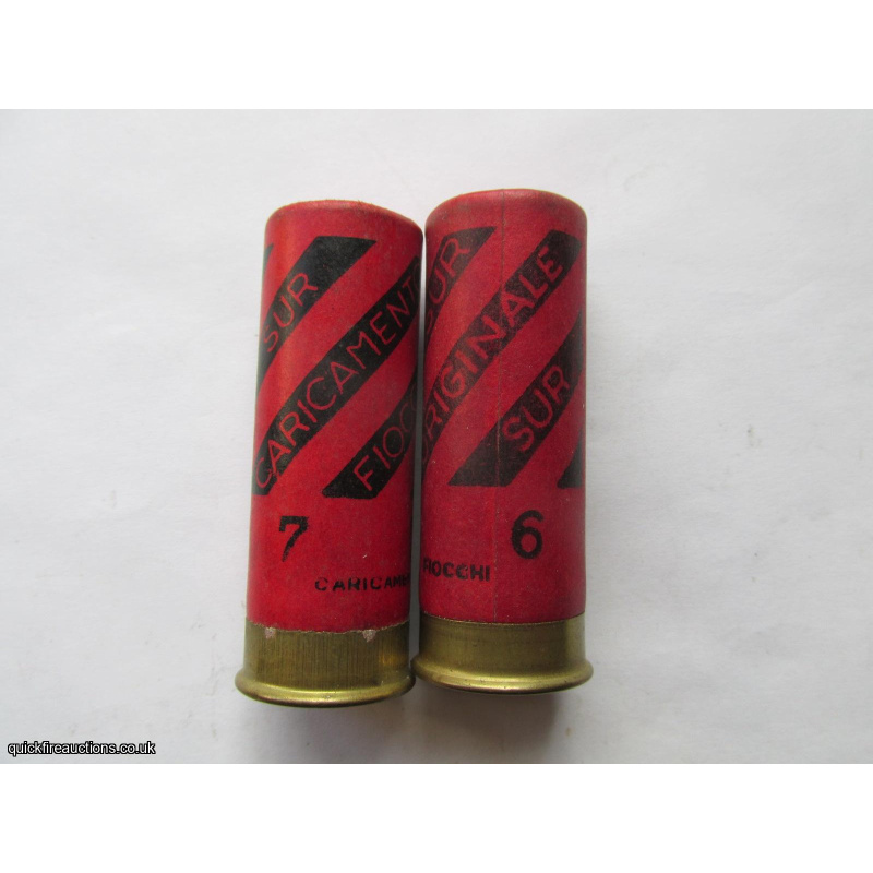 12G FIOCCHI SUR ORIGINALE  8mm BRASS CARTRIDGE  [INERT]