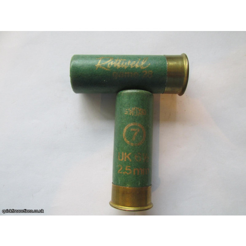 12G ROTTWEIL GAME 28 GOLD PRINT CARTRIDGE  [INERT]