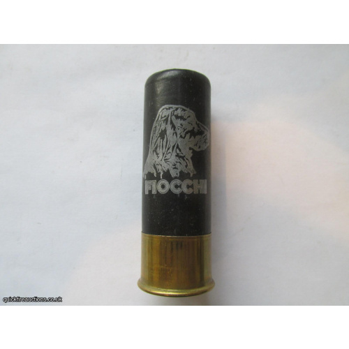 12G FIOCCHI [DOG] BLACK CARTRIDGE  [INERT]