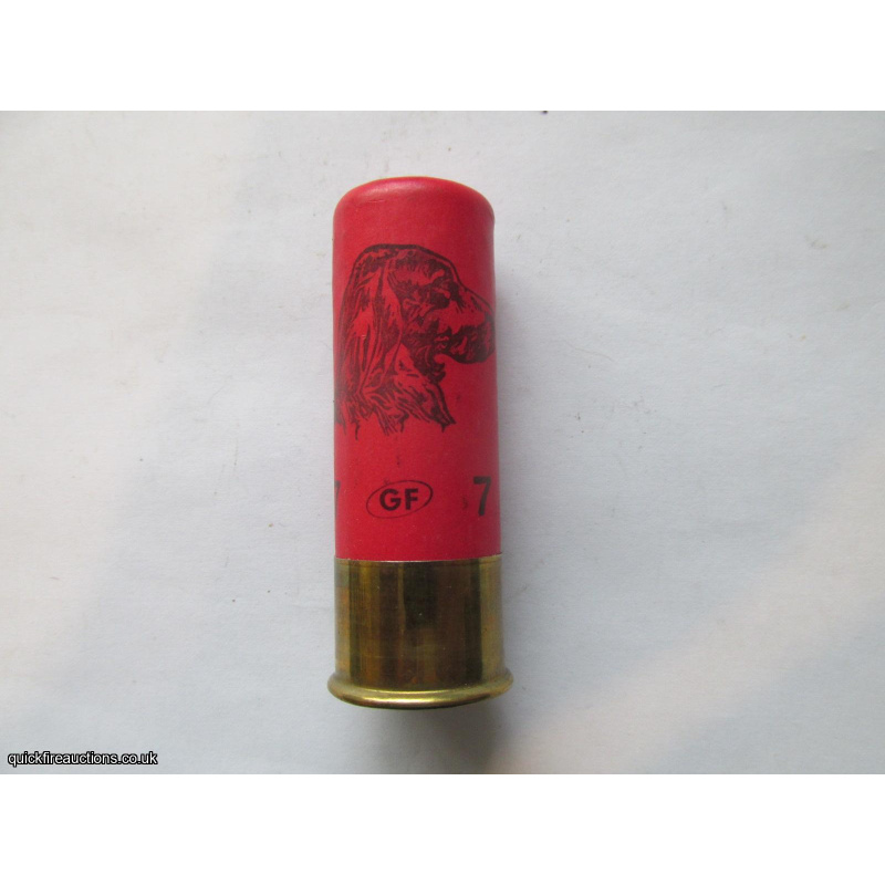 12G FIOCCHI [DOG] RED CARTRIDGE  [INERT]