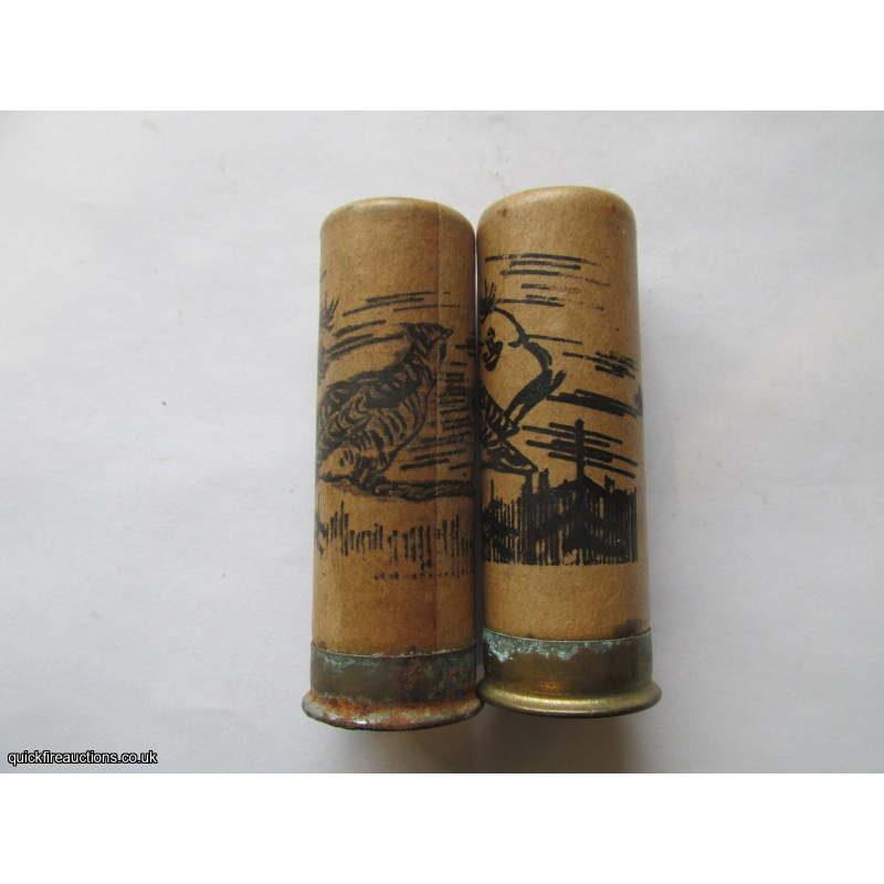 12G R.T.O. MADE IN USSR PTARMIGAN ?  WHITE CARTRIDGE  [INERT]