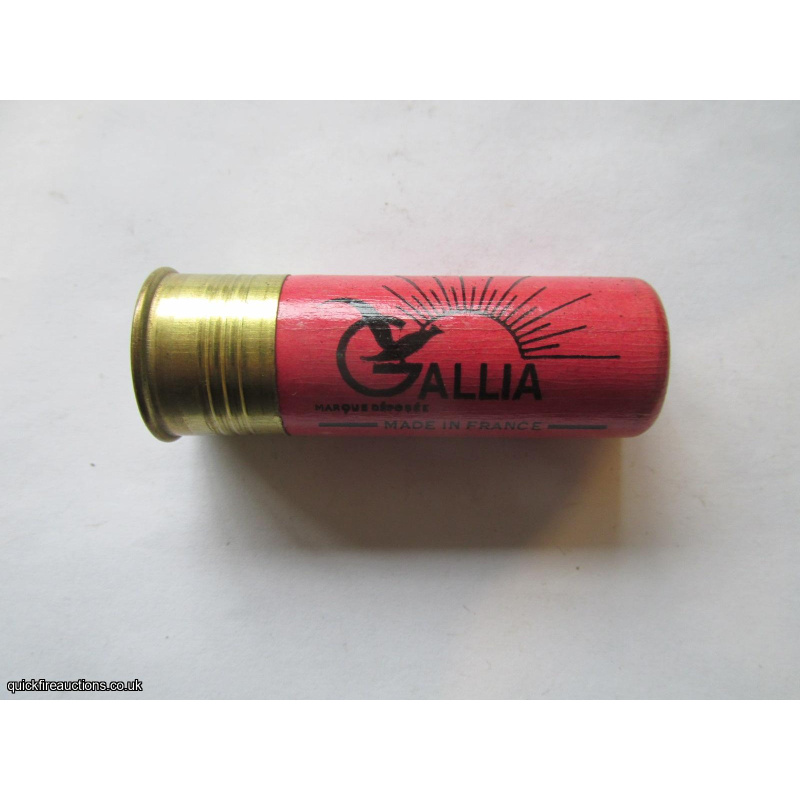 12G R.T.O. GEVELOT GALLIA CARTRIDGE  [INERT]