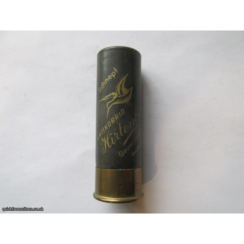 12G R.T.O. HIRTENBERG SCHNEPF CARTRIDGE  [INERT]