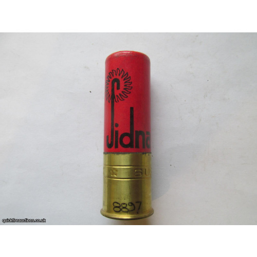 12G R.T.O. FIOCCHI SIDNA HIGH BRASS RED CARTRIDGE  [INERT]