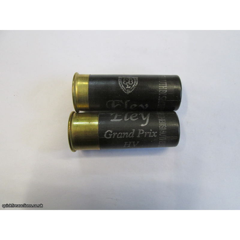 12G ELEY GRAND PRIX HV BISMUTH SILVER PRINT CARTRIDGE [INERT]