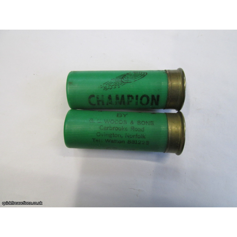 12G WOODS CHAMPION CARTRIDGE [INERT]