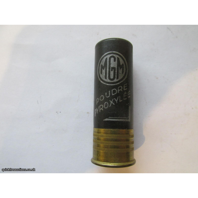 12G R.T.O. M.G.M. POUDRE PYROXYLEE CARTRIDGE  [INERT]