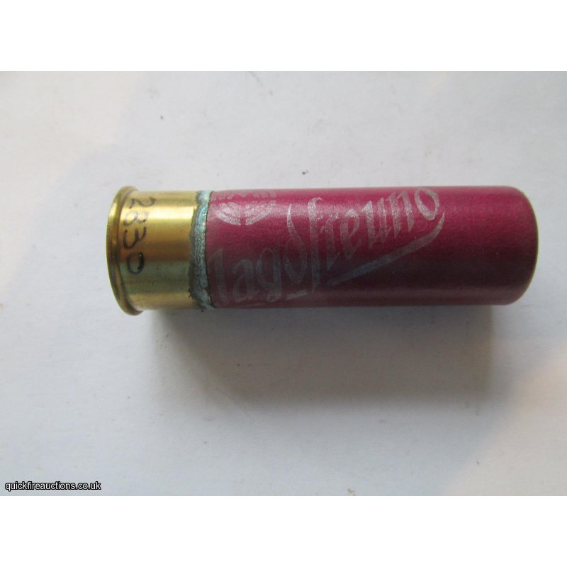 12G R.T.0. SCONEBECK JAGDHEUND CARTRIDGE  [INERT]