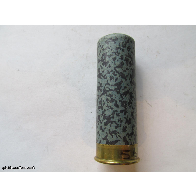 12G R.T.O. MANUFRANCE SPECKELD BLUE CARTRIDGE  [INERT]