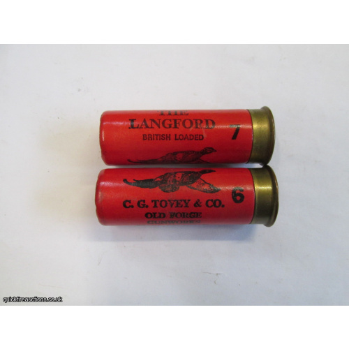 12G TOVEY THE LANGFORD CARTRIDGE  [INERT]