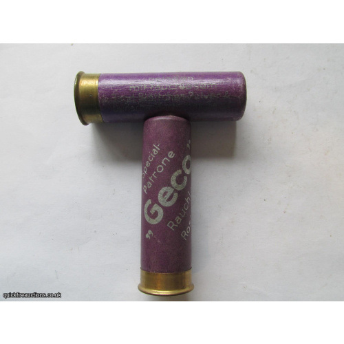 16G R.T.0. GUSTAV GENSCHOW GECO SPECIAL PATRONE CARTRIDGE  [INERT]