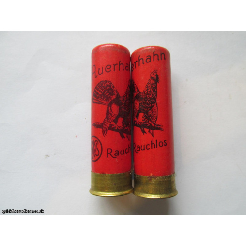 20G R.T.0. RWS RAUCHLOS AUERHAHN CARTRIDGE  [INERT]