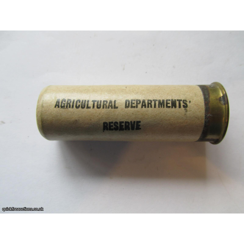 12G R.T.O. AGRICULTURAL DEPT RESERVE STYLE 2 CARTRIDGE  [INERT]