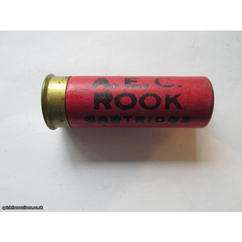 12G R.T.O. TRENT A.E.C. ROOK RED CARTRIDGE  [INERT]
