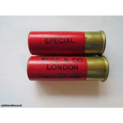 12G R.T.O. BOSS & CO LONDON SPECIAL CARTRIDGE  [INERT]