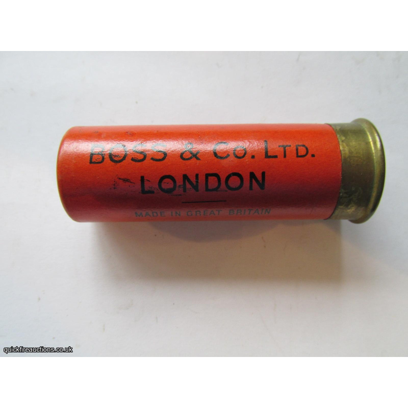 12G R.T.O. BOSS & CO LTD LONDON CARTRIDGE  [INERT]