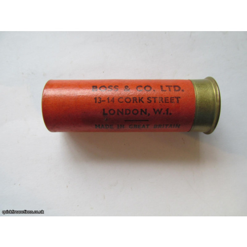 12G R.T.O. BOSS & CO LTD CORK STREET ORANGE CARTRIDGE  [INERT]