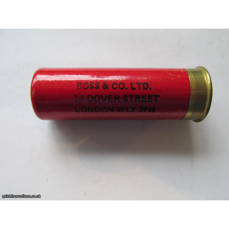 12G R.T.O. BOSS & CO LTD DOVER STREET RED CARTRIDGE  [INERT]