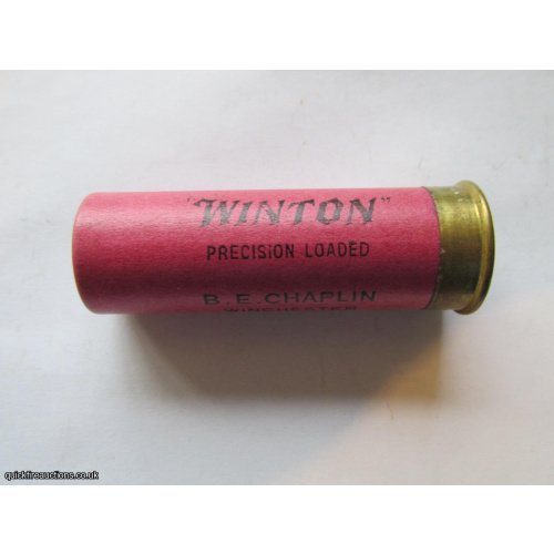 12G R.T.O. CHAPLIN  WINTON CARTRIDGE  [INERT]
