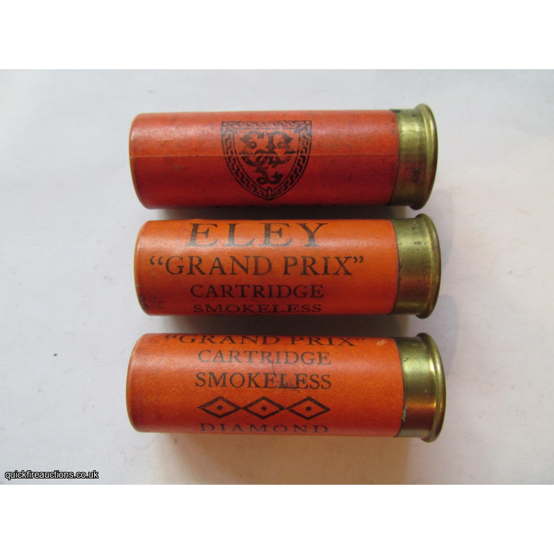 12G R.T.O. ELEY GRAND PRIX SMOKELESS DIAMOND NOBEL CARTRIDGE  [INERT]