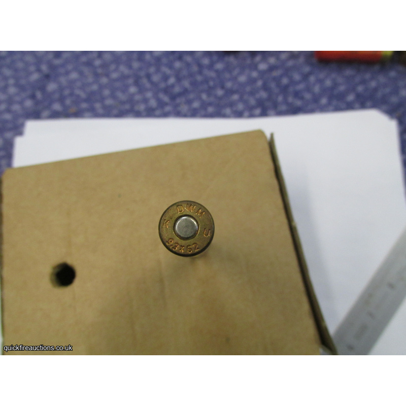1 X DWM K U 9.3 X 62 LEAD TIP NICKEL BULLET