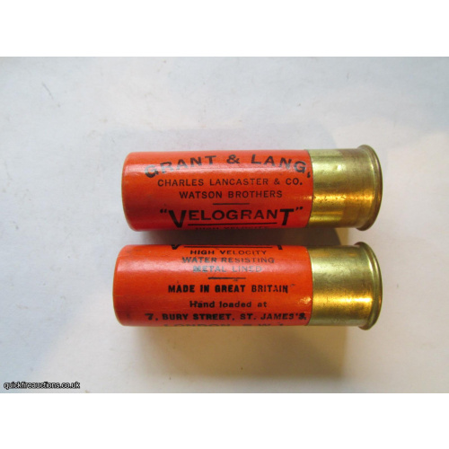 12G R.T.O. GRANT & LANG VELOGRANT CARTRIDGE  [INERT]
