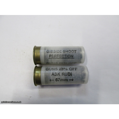 12G GIBSIDE SHOOT PERFECTION CARTRIDGE [INERT]