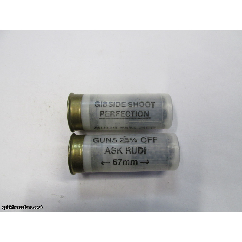 12G GIBSIDE SHOOT PERFECTION CARTRIDGE [INERT]