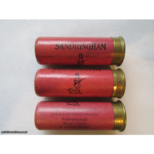 12G R.T.O. GALLYON SANDRINGHAM SMALL PRINT CARTRIDGE  [INERT]
