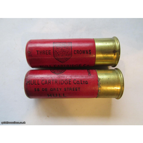12G R.T.O. HULL THREE CROWNS CARTRIDGE  [INERT]
