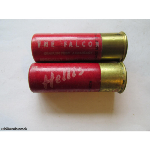 12G R.T.O. HELLIS THE FALCON 2 1/2 inch CARTRIDGE  [INERT]