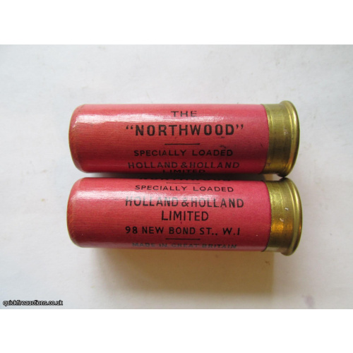 12G R.T.O. HOLLAND & HOLLAND LTD THE NORTHWOOD PINK  CARTRIDGE  [INERT]