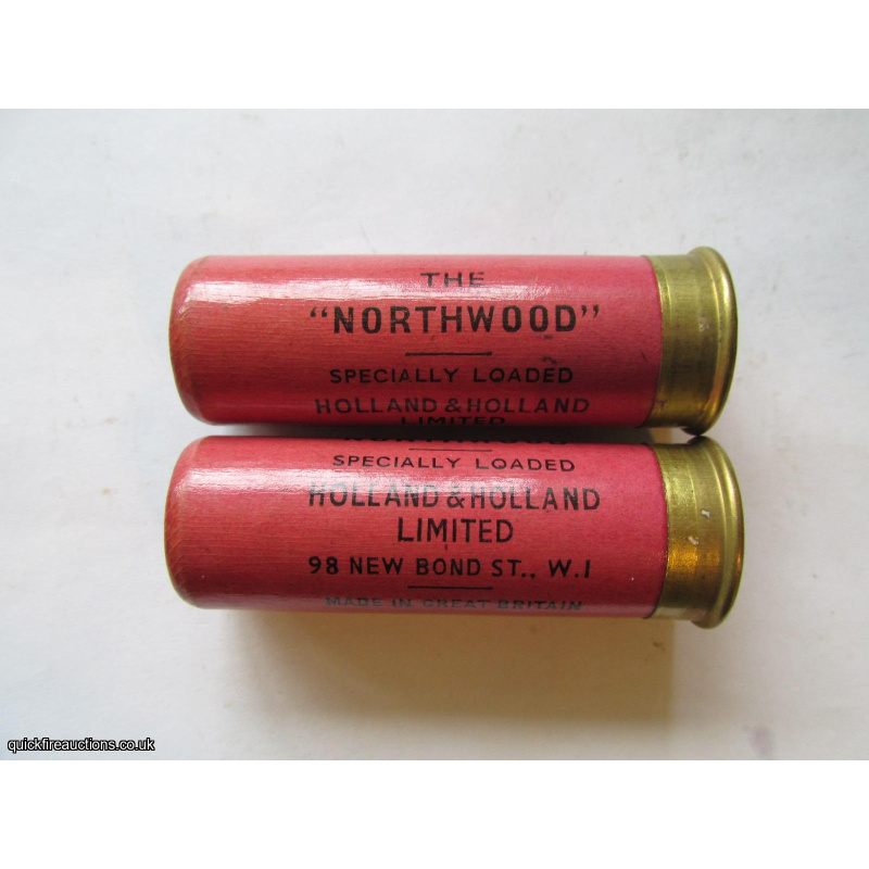 12G R.T.O. HOLLAND & HOLLAND LTD THE NORTHWOOD PINK  CARTRIDGE  [INERT]