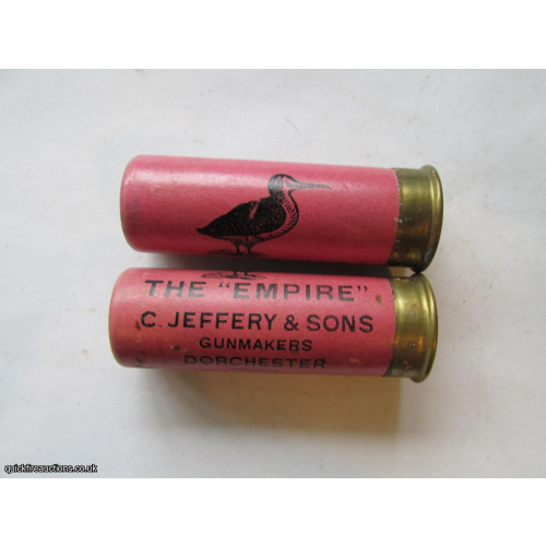 12G R.T.O. C. JEFFERY THE EMPIRE DORCHESTER PINK CARTRIDGE  [INERT]
