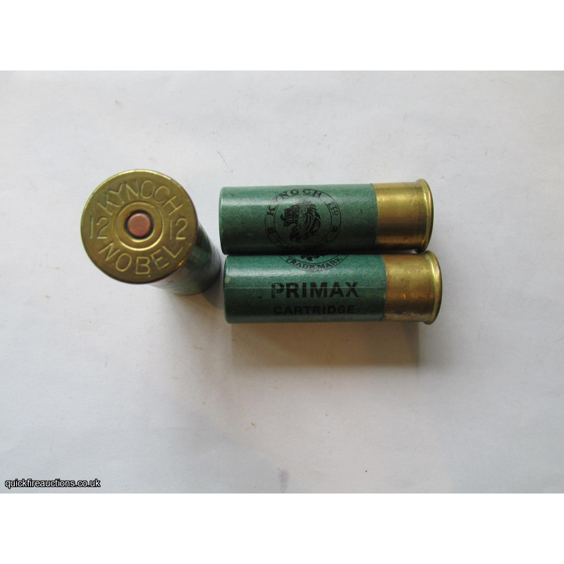 12G R.T.O. KYNOCH PRIMAX NOBEL CARTRIDGE  [INERT]