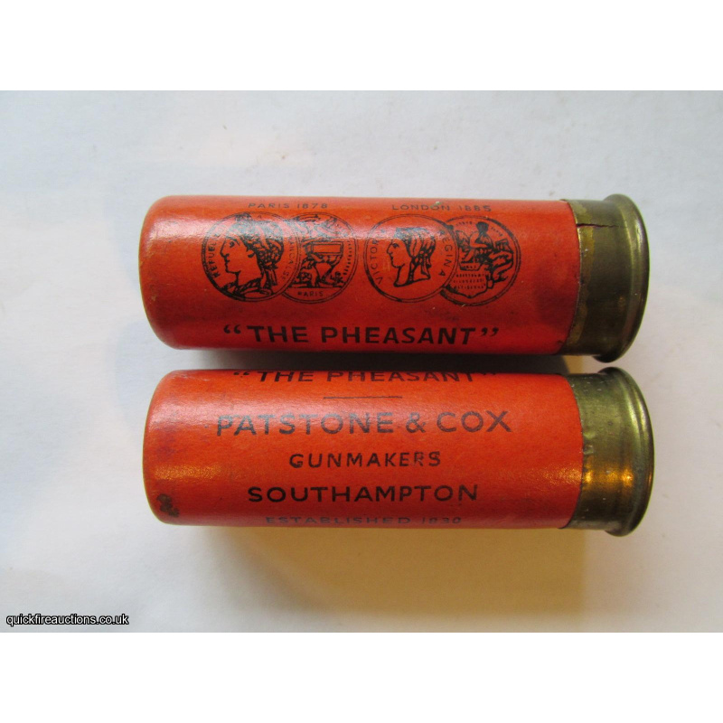 12G R.T.O. PATSTONE & COX THE PHEASANT CARTRIDGE  [INERT]