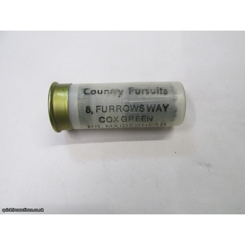 12G COUNTRY PURSUITS CARTRIDGE [INERT]