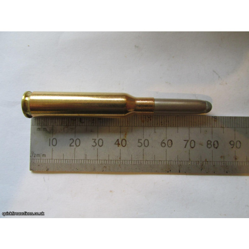 1 X DWM K K No 477 6.5 M-SCH SPORTING NICKEL LEAD TIP BULLET INERT