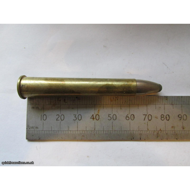 1 X KYNOCH 375 NITRO NICKEL LEAD TIP BULLET INERT