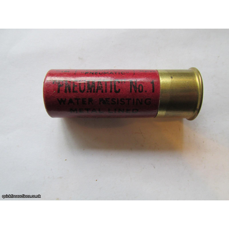 12G R.T.O. PNEUMATIC No 1 WATER RESISTING CARTRIDGE  [INERT]