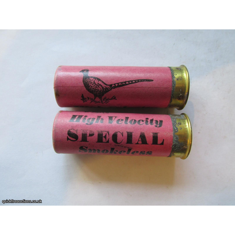 12G R.T.O. HIGH VELOCITY SPECIAL SMOKELESS CARTRIDGE  [INERT]