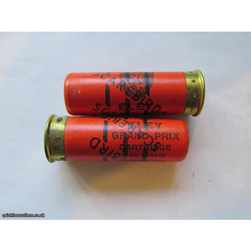 12G R.T.O. ELEY GRAND PRIX OVERPRINT SCAREBIRD CARTRIDGE  [INERT]